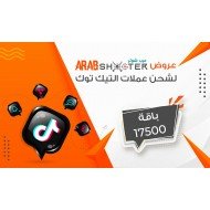 باقة 17500 نقطة تيك توك