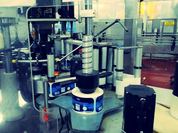 Label machine (back & front)