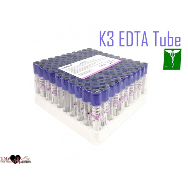 VaccuBlood Tube K3 EDTA Vol: 3.0 mL