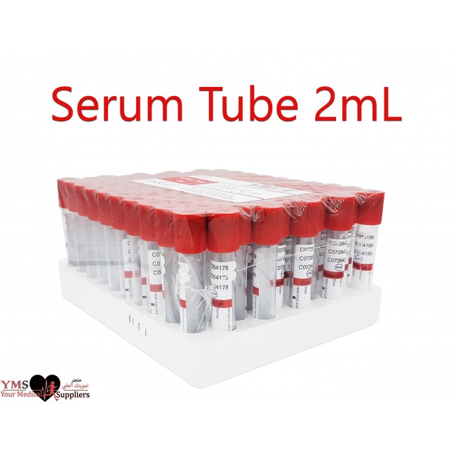 Xinle VaccuBlood Plain Tube Vol: 2 mL