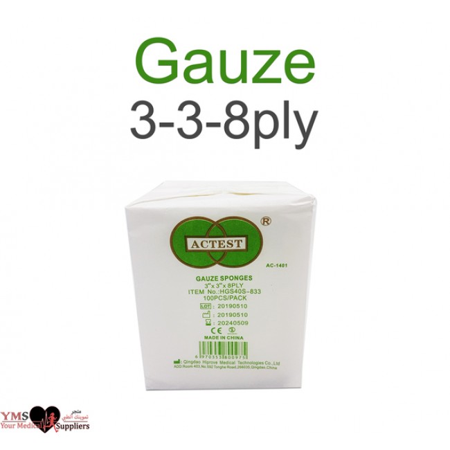 Gauze 3-3-8ply