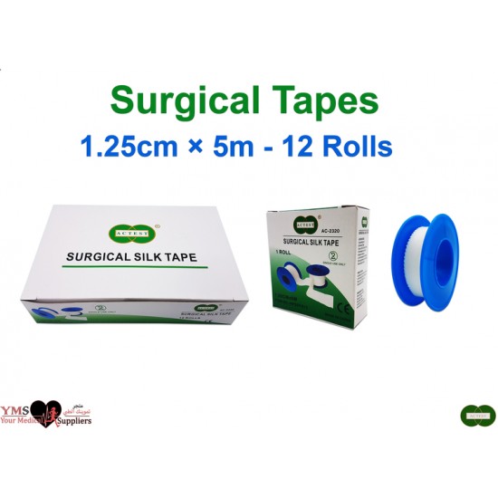 Surgical Tape 1.25 cm × 5 m. 1 Roll / Pack
