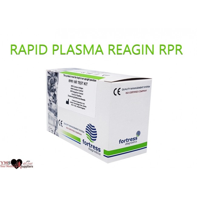 Rapid Plasma Reagin 100Test Per Box. Fortress Diagnostics Rapid Plasma Reagin 100Test Per Box. Fortress Diagnostics