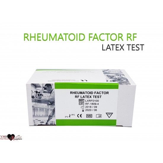 Rheumatoid Factor RF 100Test Per Box. Fortress Diagnostics