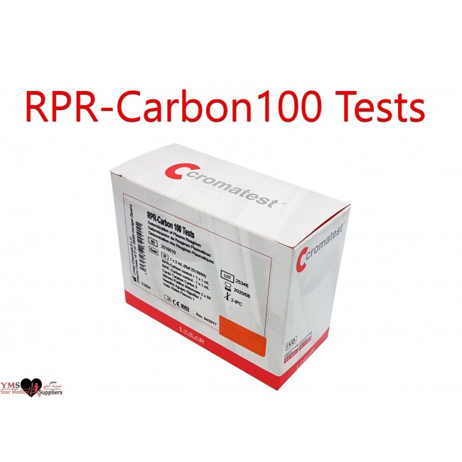 Cromatest RPR-Carbon 100 Tests Per Box Cromatest RPR-Carbon 100 Tests Per Box