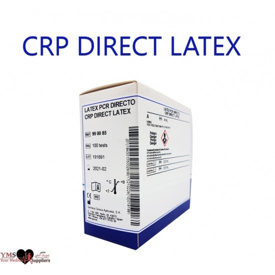 QCA Direct Latex CRP 100 Test Per Box