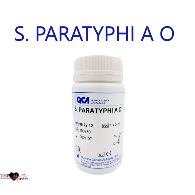 QCA (S. Paratyphi AO) 1x5 mL Per Box QCA (S. Paratyphi AO) 1x5 mL Per Box