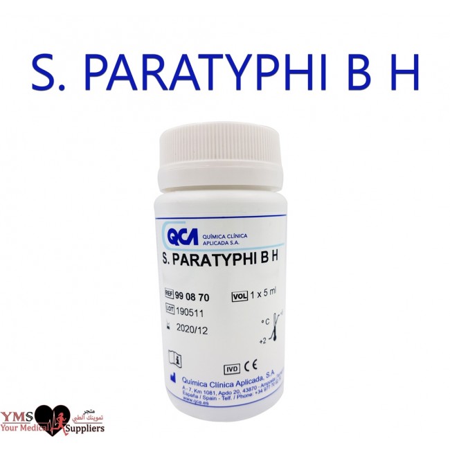 QCA (S. Paratyphi BH) 1x5 mL Per Box QCA (S. Paratyphi BH) 1x5 mL Per Box