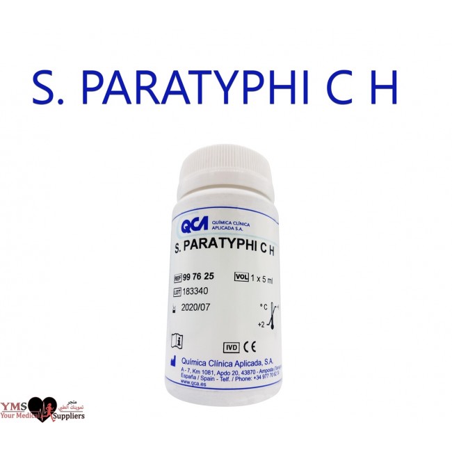 QCA (S. Paratyphi CH) 1x5 mL Per Box QCA (S. Paratyphi CH) 1x5 mL Per Box