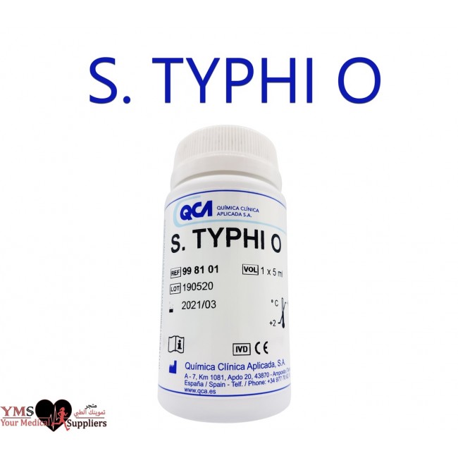 QCA (S. Typhi O) 1x5 mL Per Box QCA (S. Typhi O) 1x5 mL Per Box