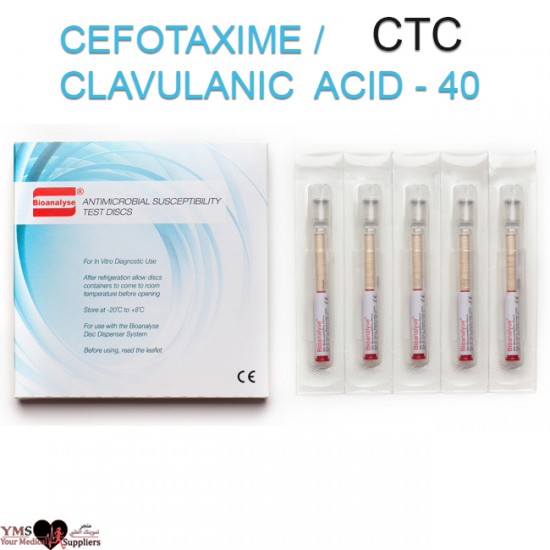 CEFOTAXIME  CLAVULANIC  ACID - 40 CTC
