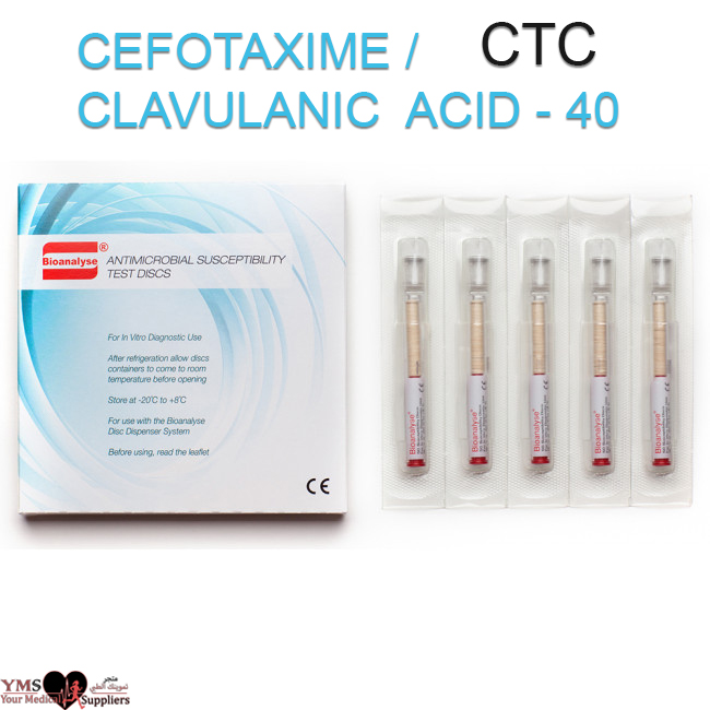 CEFOTAXIME  CLAVULANIC  ACID - 40 CTC