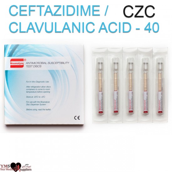 CEFTAZIDIME  CLAVULANIC ACID - 40 CZC