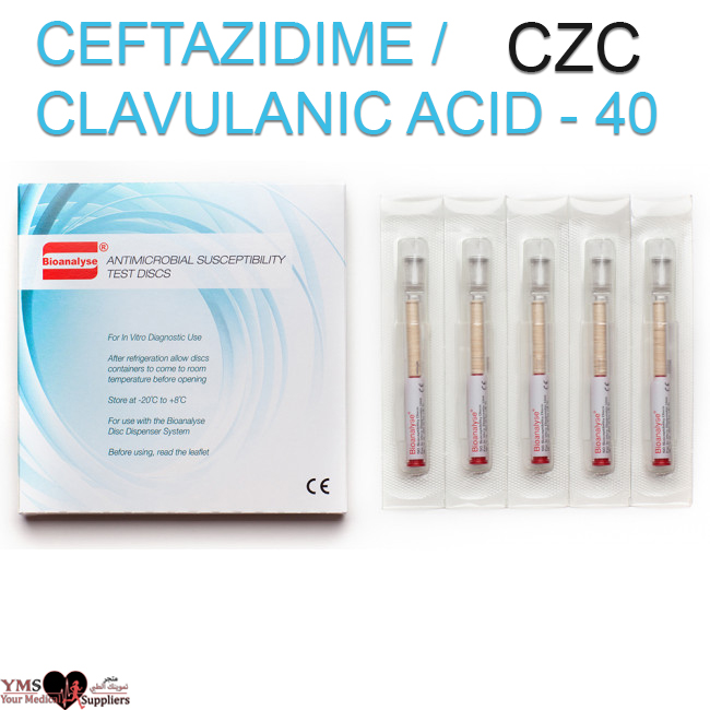 CEFTAZIDIME  CLAVULANIC ACID - 40 CZC