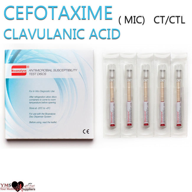CEFOTAXIME/CLAVULANIC ACID ( MIC)   CT/CTL