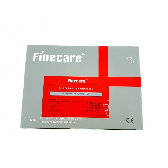 Finecare™ FIA Meter B-HCG 25 Test Per Box