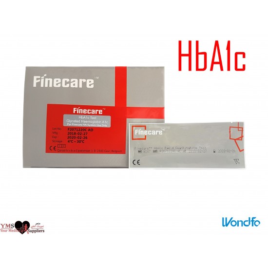 Finecare™ FIA Meter HbA1c 25 Test Per Box