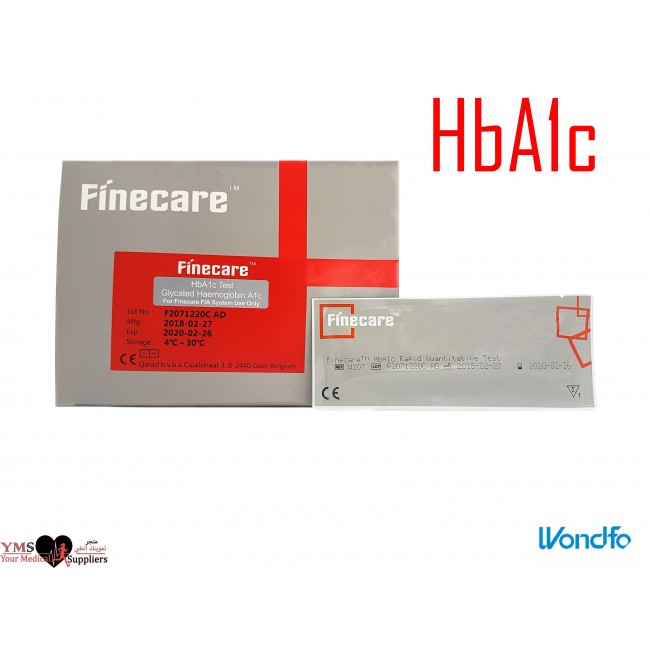 Finecare™ FIA Meter HbA1c 25 Test Per Box Finecare™ FIA Meter HbA1c 25 Test Per Box