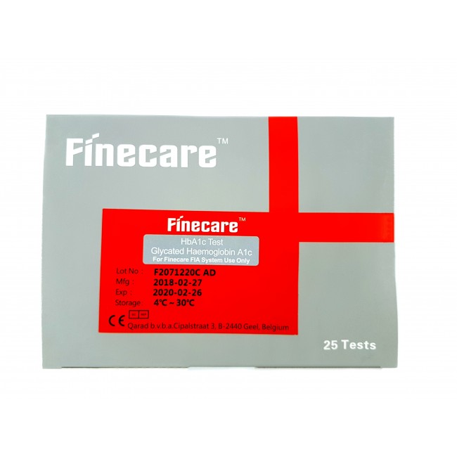 Finecare™ FIA Meter HbA1c 25 Test Per Box Finecare™ FIA Meter HbA1c 25 Test Per Box