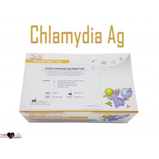 Chlamydia Ag 25 Test Per Box. CTK BIOTECH