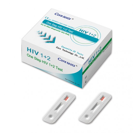 Coretest One Step HIV (1+2) 25 Test Per Box