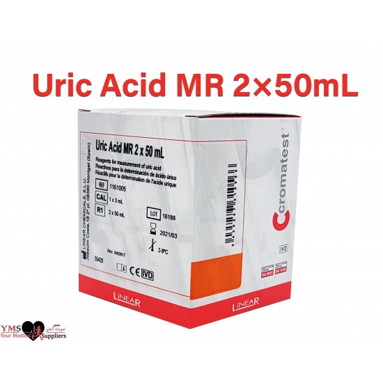 Cromatest Uric Acid MR 2×50 mL Per Box