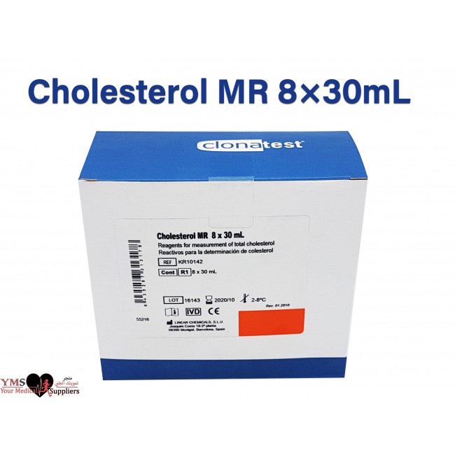Clonatest Cholesterol MR 8×30 mL Per Box Clonatest Cholesterol MR 8×30 mL Per Box