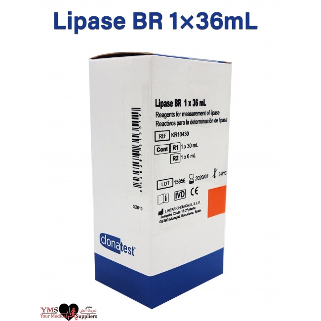 Clonatest Lipase BR 1×36 mL Per Box Clonatest Lipase BR 1×36 mL Per Box