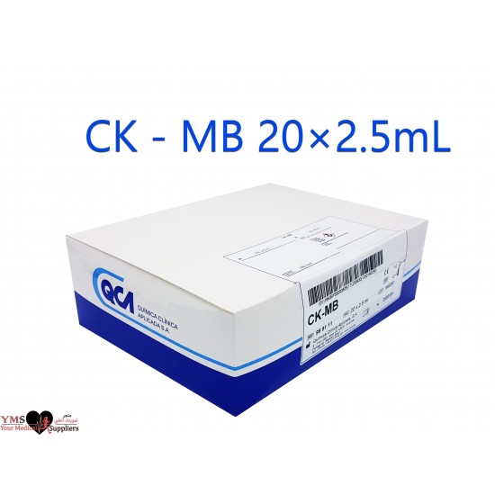 CK-MB 20x2.5mL Per Box. QCA
