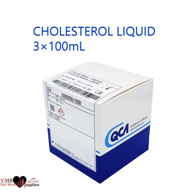 Cholesterol 3x100mL Per Box. QCA Cholesterol 3x100mL Per Box. QCA