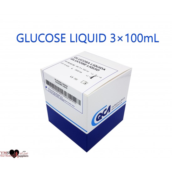Glucose 3x100mL Per Box. QCA