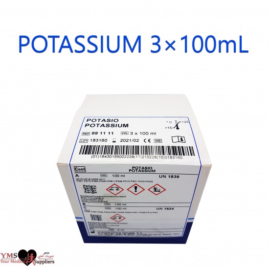 Potassium Tp Method 3x100mL Per Box. QCA