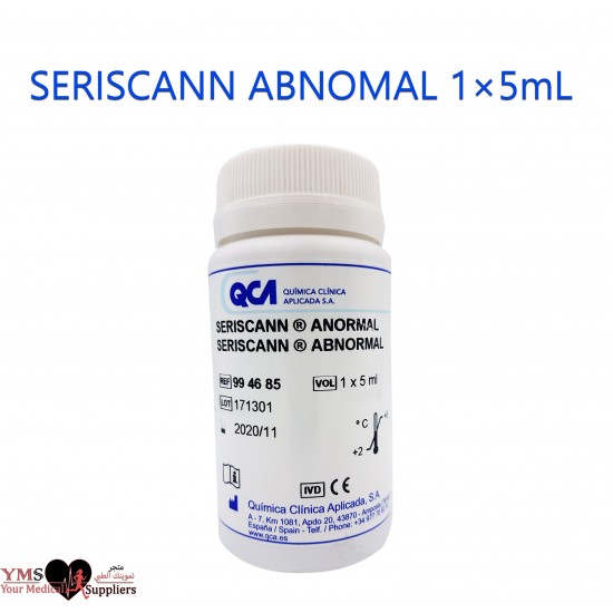 SERISCANN Control Serum Abnormal 1x5mL Per Box. QCA
