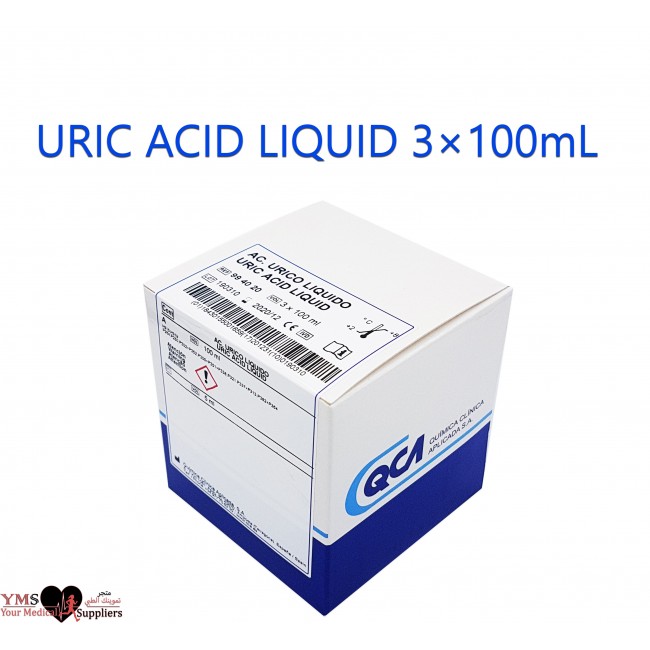 Uric Acid 3x100mL Per Box. QCA Uric Acid 3x100mL Per Box. QCA