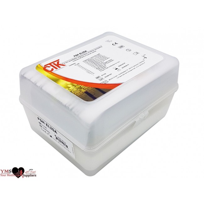 FSH ELISA 96 Test Per Kit. CTK Diagnostics