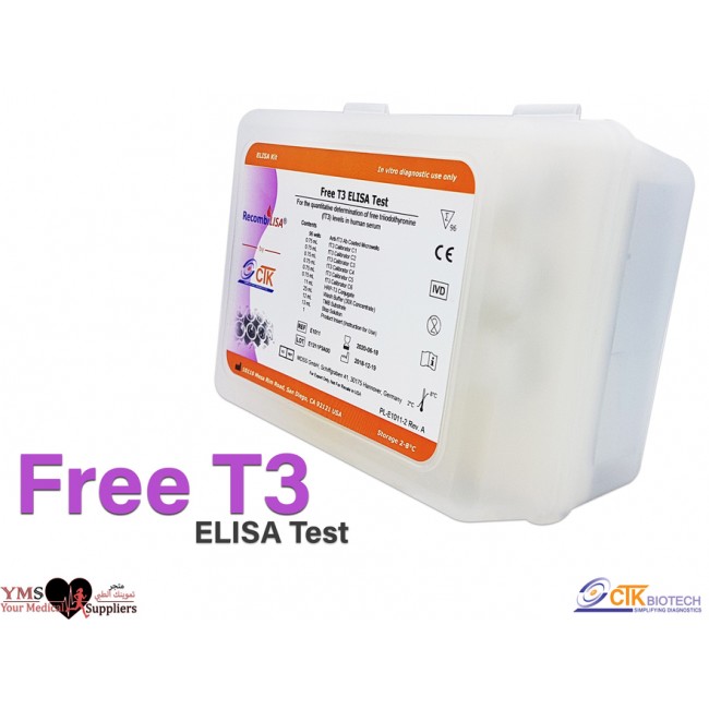 Free T3 ELISA Kit - 96 Test / Kit
